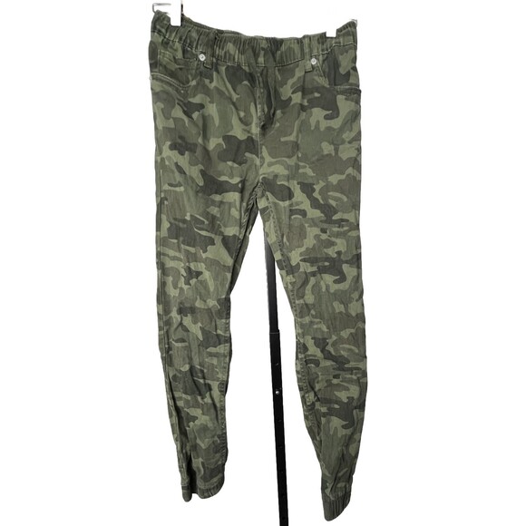 Levi's Jogger Camo Pants Boy Youth 14 Camouflage Drawstring Elastic Waist Sporty - Picture 3 of 5